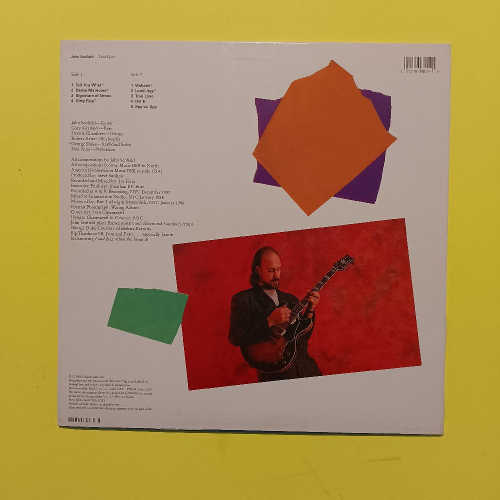 John Scofield - Loud Jazz - 1988 - 18 8801-1 - Used - EX - Vinyl