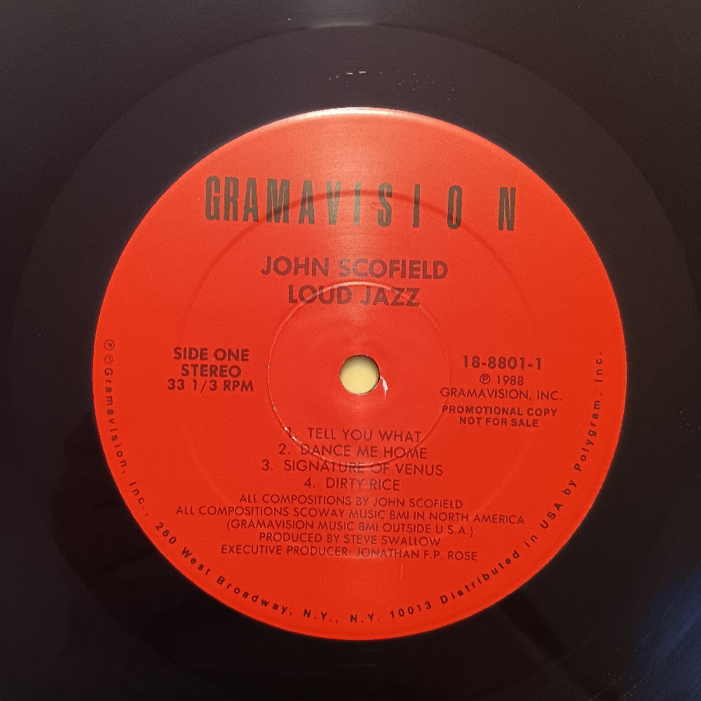 John Scofield - Loud Jazz - 1988 - 18 8801-1 - Used - EX - Vinyl