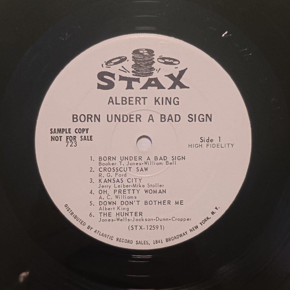 Albert King - Born Under A Bad Side OG PROMO MONO - 1967 - Stax 723 - Used - VG++ - Vinyl