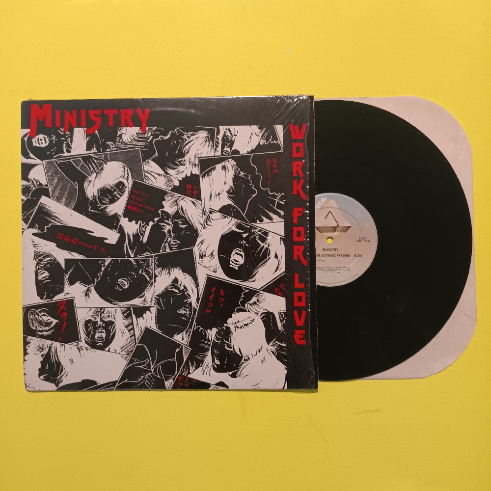 Ministry - Work For Love 12" SHRINK - 1983 - CP 726 - Used - VG++ - Vinyl