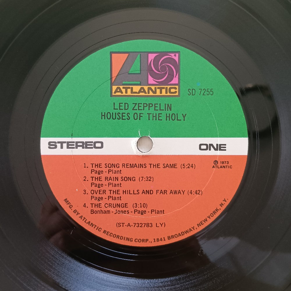 Led Zeppelin - Houses Of The Holy OG LY RL STERLING - 1973 - SD 7255 - Used - VG++ - Vinyl