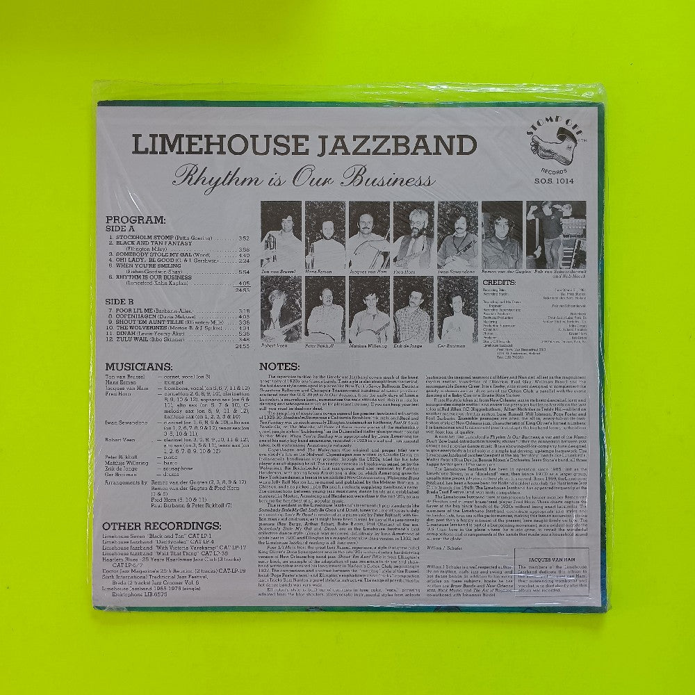 Limehouse Jazz Band - Rhythm Is Our Business - 1981 - SOS 1014 - New - Sealed - Vinyl