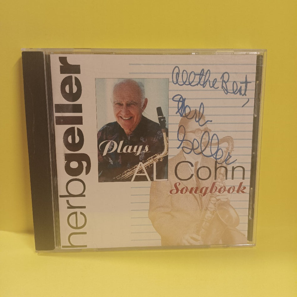 Herb Geller AUTOGRAPHED - Plays The Al Cohn Songbook - 1996 - HEP CD 2066 - Used - CDs