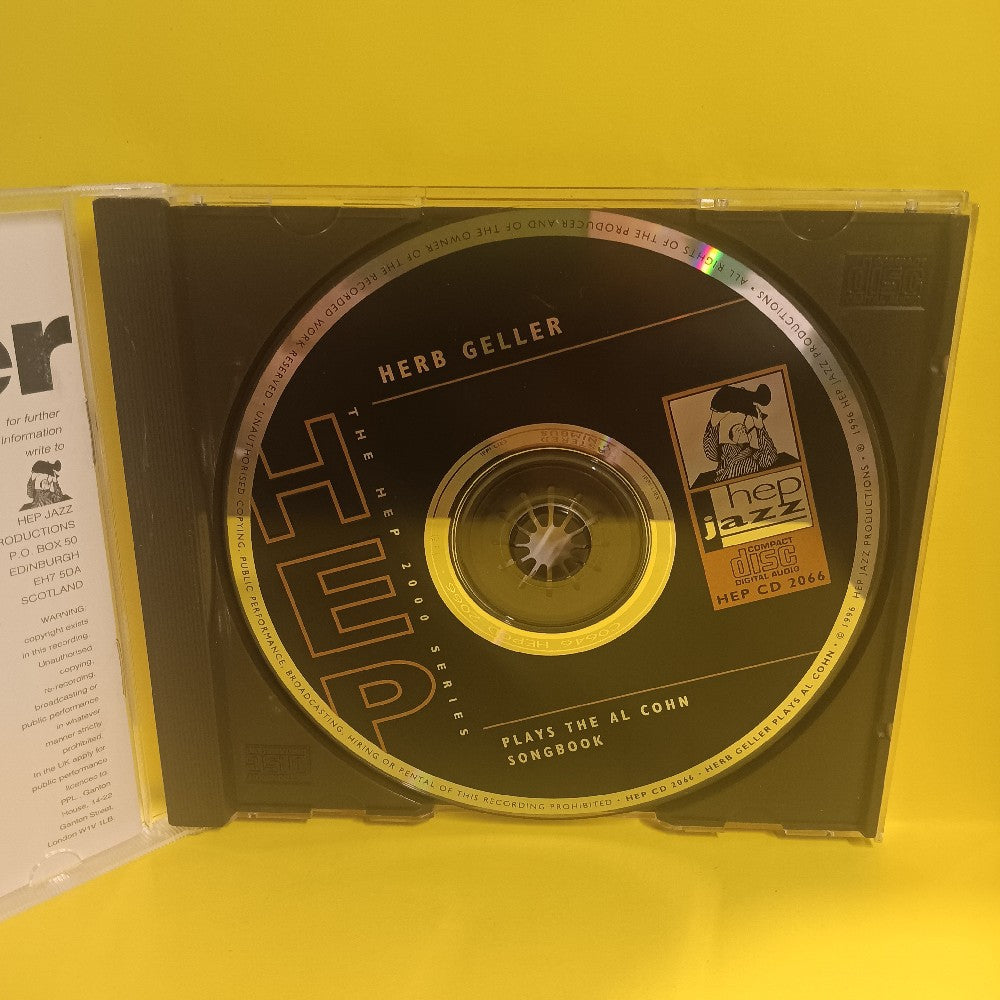 Herb Geller AUTOGRAPHED - Plays The Al Cohn Songbook - 1996 - HEP CD 2066 - Used - CDs