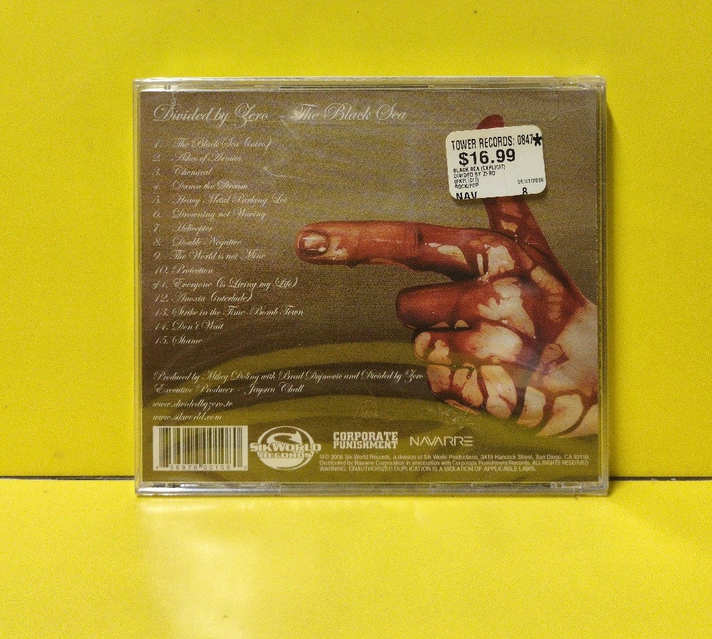 Divided By Zero - The Black Sea - 2006 - CPP08 - New - Sealed - CDs