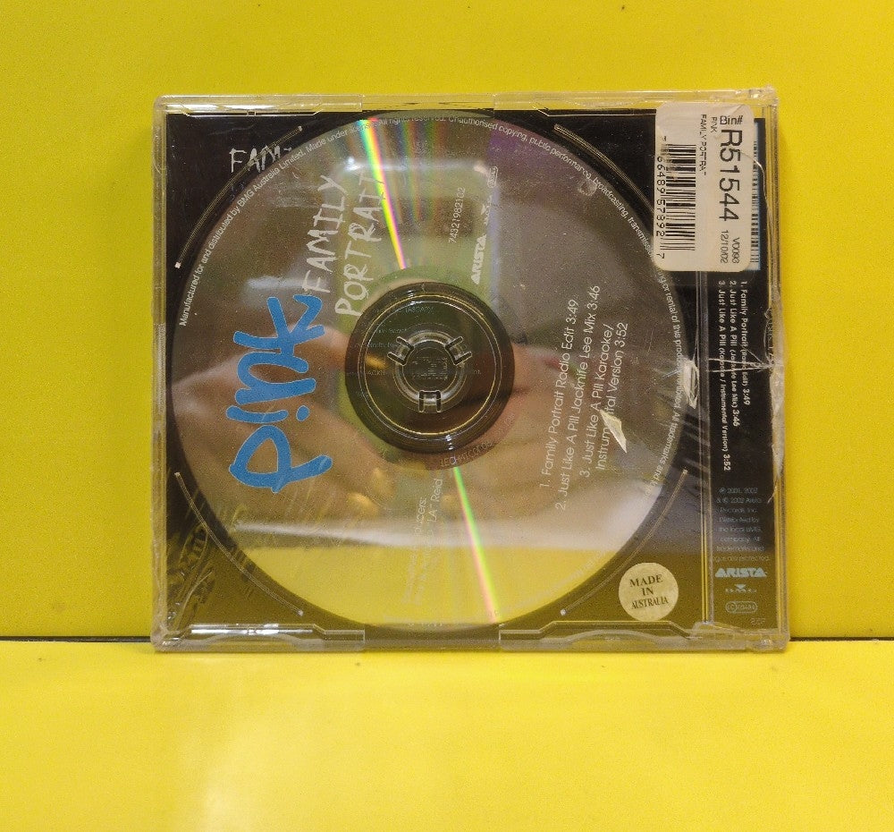 P!NK - Family Portrait - 2002 - 74321 98210 2 - New - Sealed - CDs - CD Single - Australia/New Zealand Import