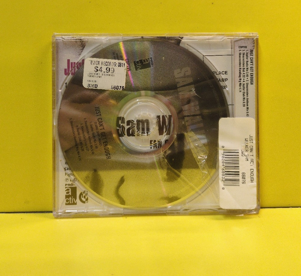 Sam Walker - Just Can't Get Enough - 1997 - CDPTV6 - New - Sealed - CDs - CD Single - UK Import