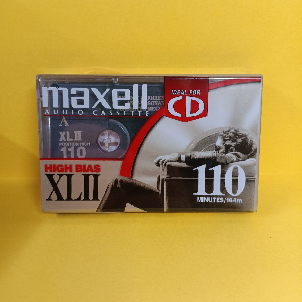 Box Of 10x Maxell XLII 110 Cassette Tapes New - Blank Media