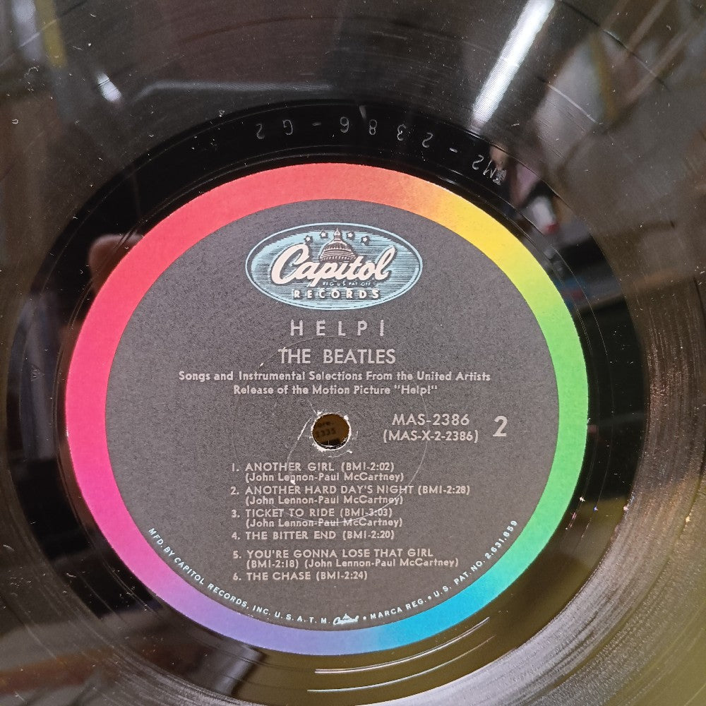 The Beatles - Help! Soundtrack OG MONO PROMO - 1965 - MAS 2386 - Used - VG+ - Vinyl