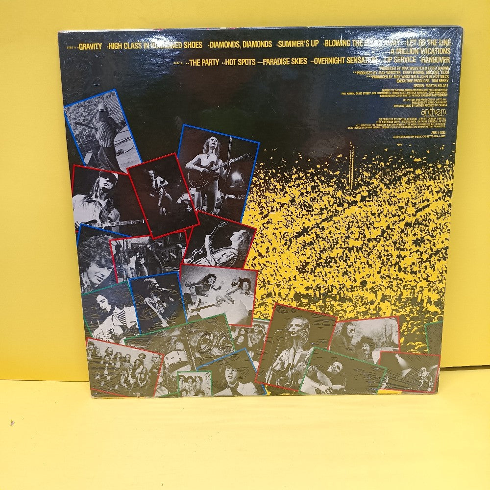 Max Webster - Diamonds Diamonds CANADA - 1981 - ANR-1-1033 - New - Sealed - Vinyl