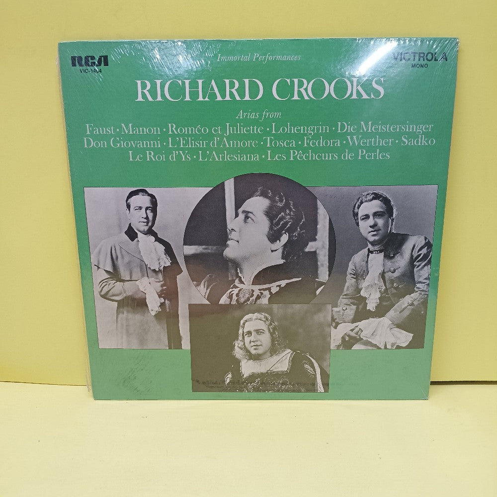 Richard Crooks - Arias From Faust Manon Romeo Et Juliette Etc MONO - 1969 - VIC-1464 - New - Sealed - Vinyl