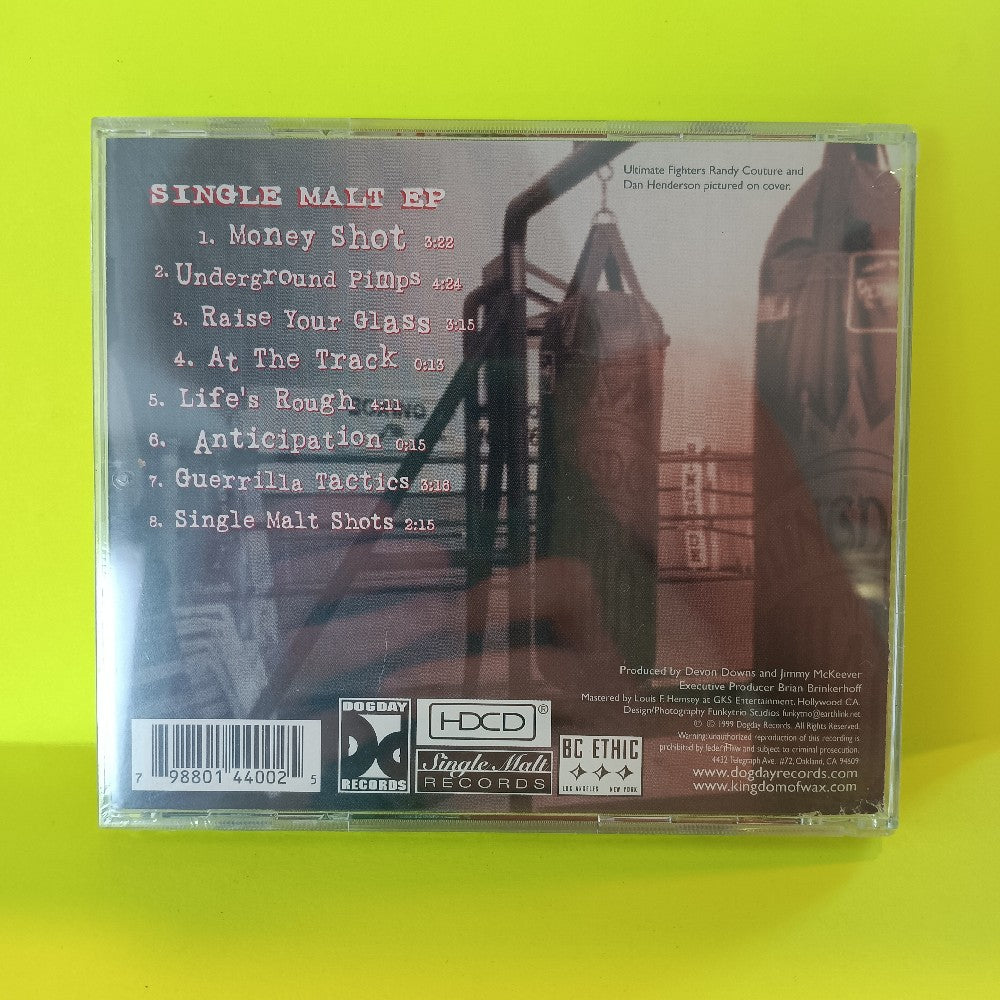 Kingdom Of Wax - Single Malt EP - 1999 - DDR 4400 - New - Sealed - CDs