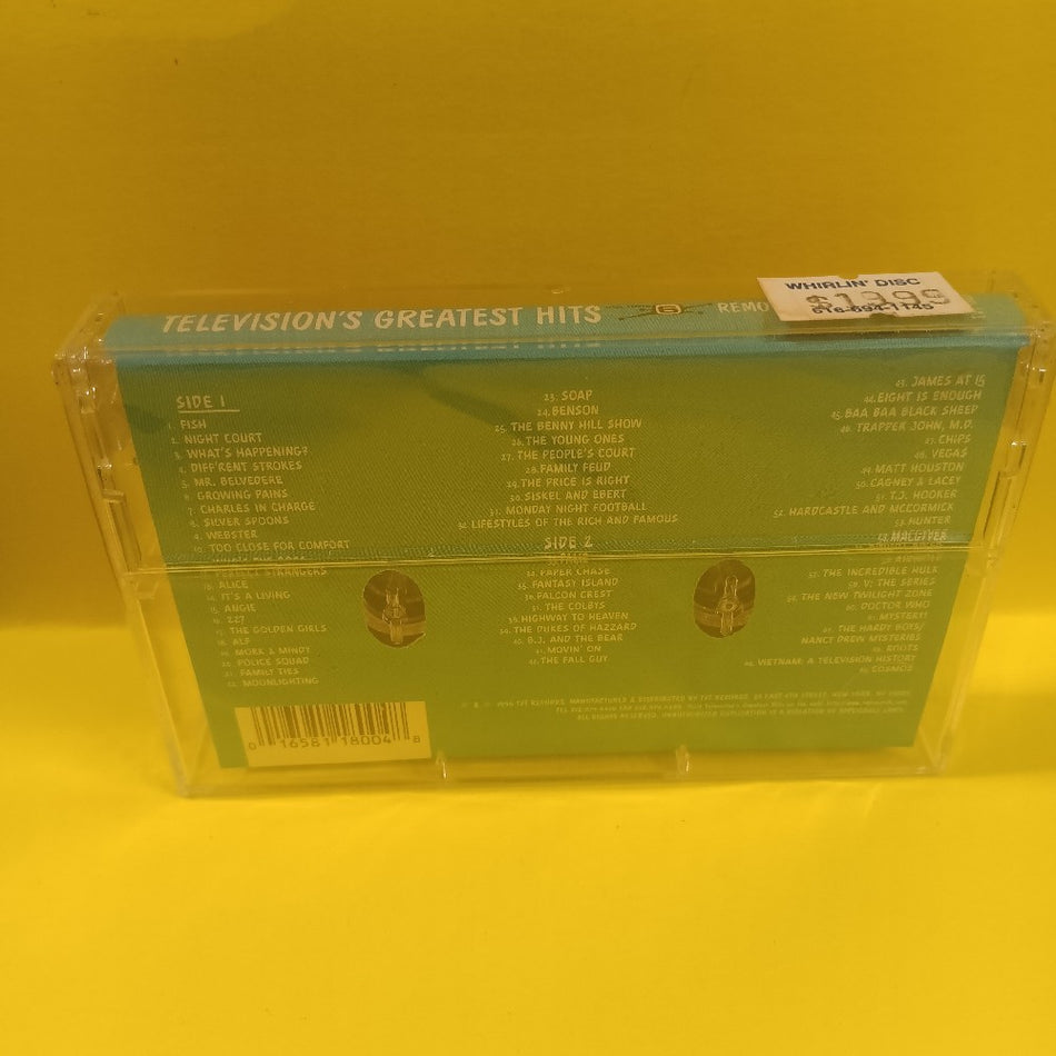 Various - Television's Greatest Hits - Volume 6 - Remote Control - 1996 - TVT 1800-4 - New - Sealed - Cassettes