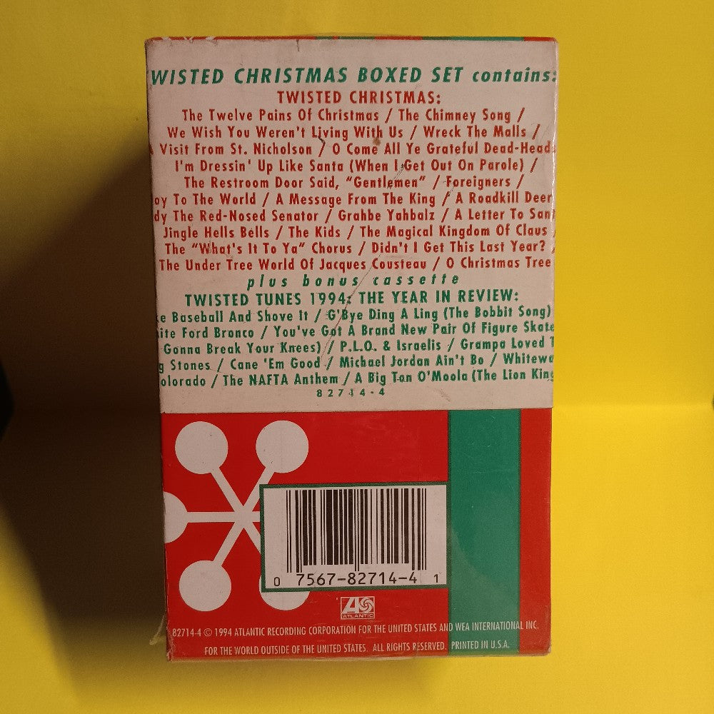 Bob Rivers & Twisted Radio - Twisted Christmas Box Set 3x Cassette - 1994 - 82714-4 - New - Sealed - Cassettes