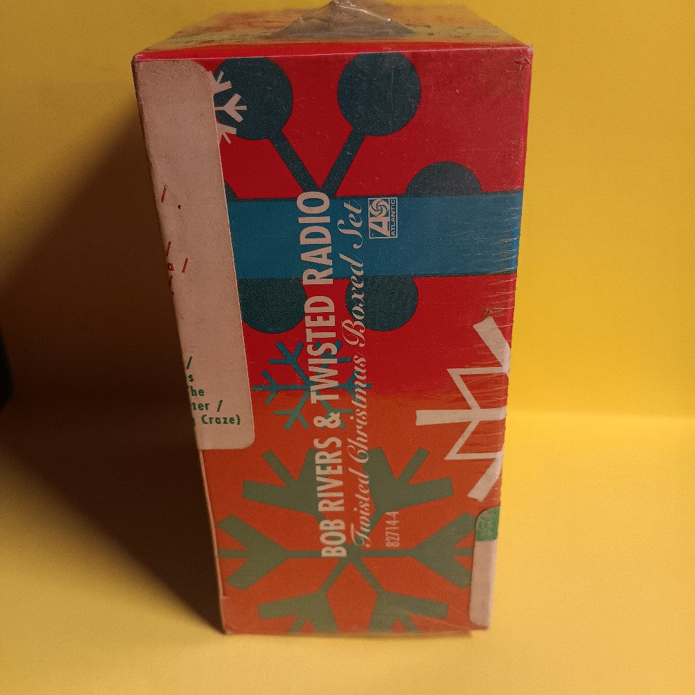 Bob Rivers & Twisted Radio - Twisted Christmas Box Set 3x Cassette - 1994 - 82714-4 - New - Sealed - Cassettes