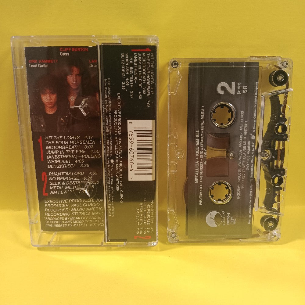 Metallica - Kill 'Em All - 1988 - 60766-4 - Used - EX - Cassettes
