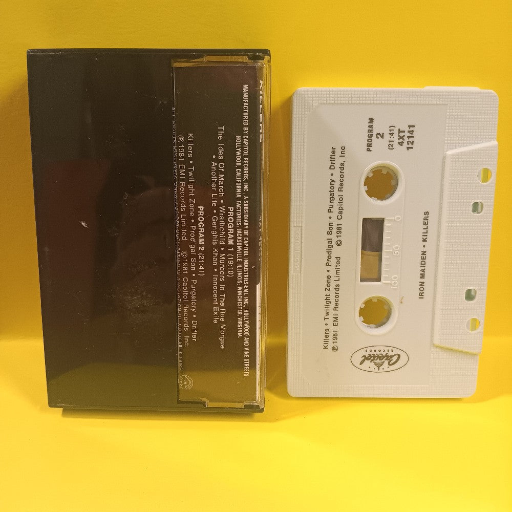 Iron Maiden - Killers - 1981 - 4XT-12141 - Used - EX - Cassettes