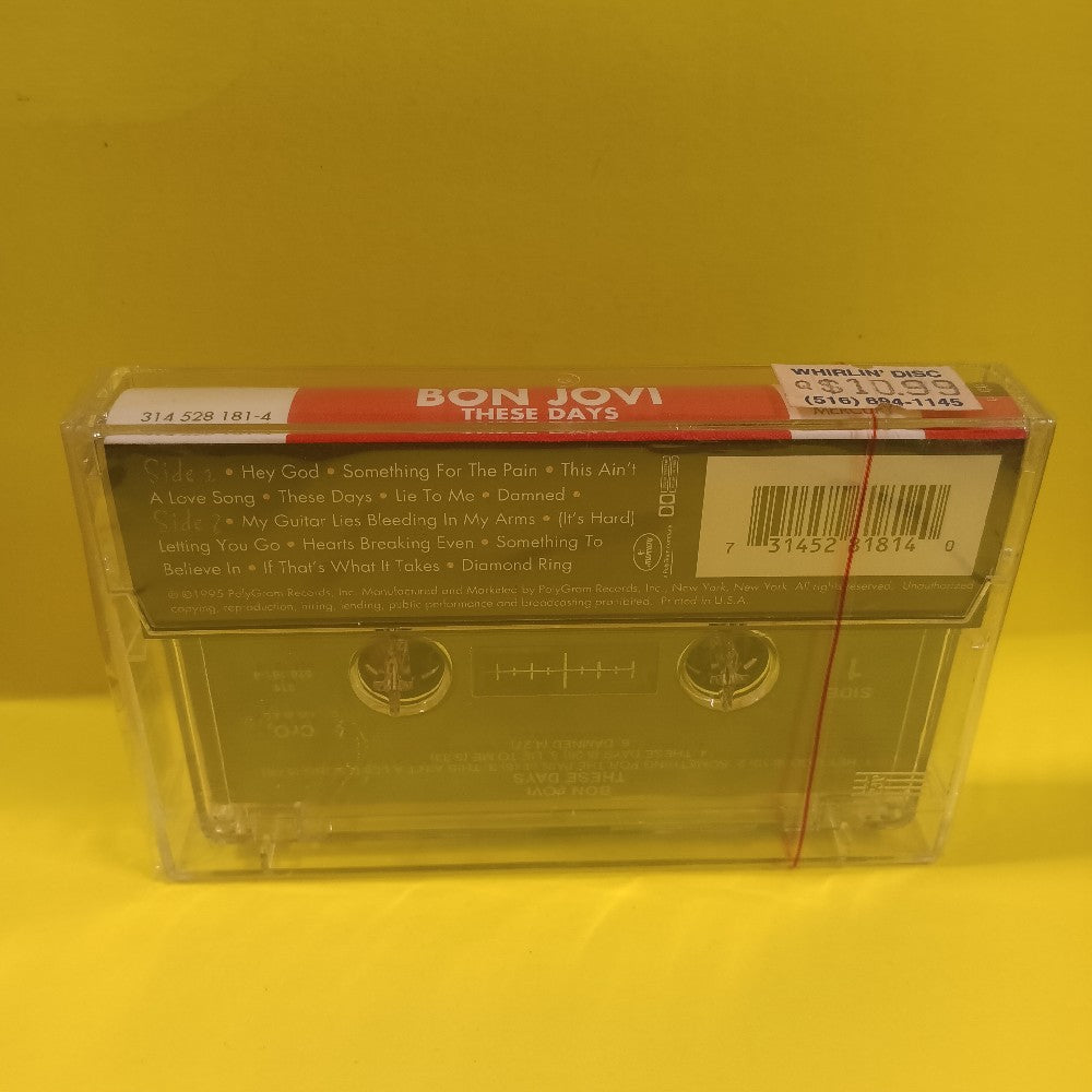 Bon Jovi  - These Days  - 1995 - 314 528 181-4 - New - Sealed - Cassettes