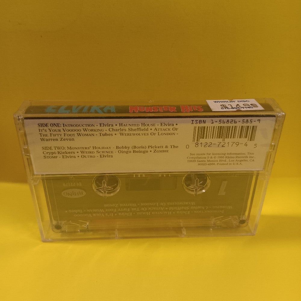 Elvira - Revenge Of The Monster Hits - 1995 - R4 72179 - New - Sealed - Cassettes