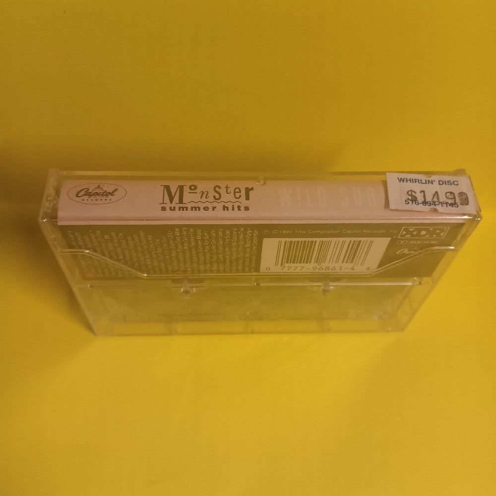 Various - Monster Summer Hits Wild Surf - 1991 - C4-96861 - New - Sealed - Cassettes