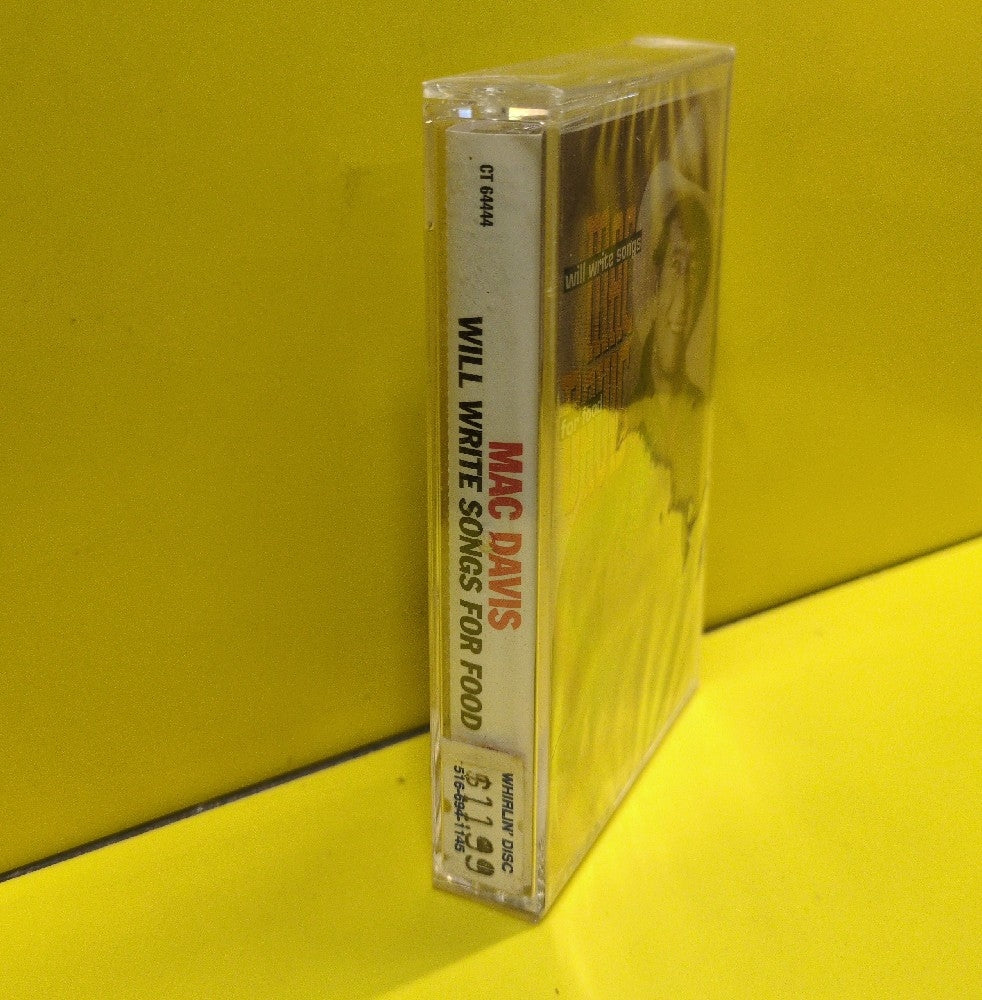 Mac Davis - Will Write Songs For Food - 1994 - CT64444 - New - Sealed - Cassettes
