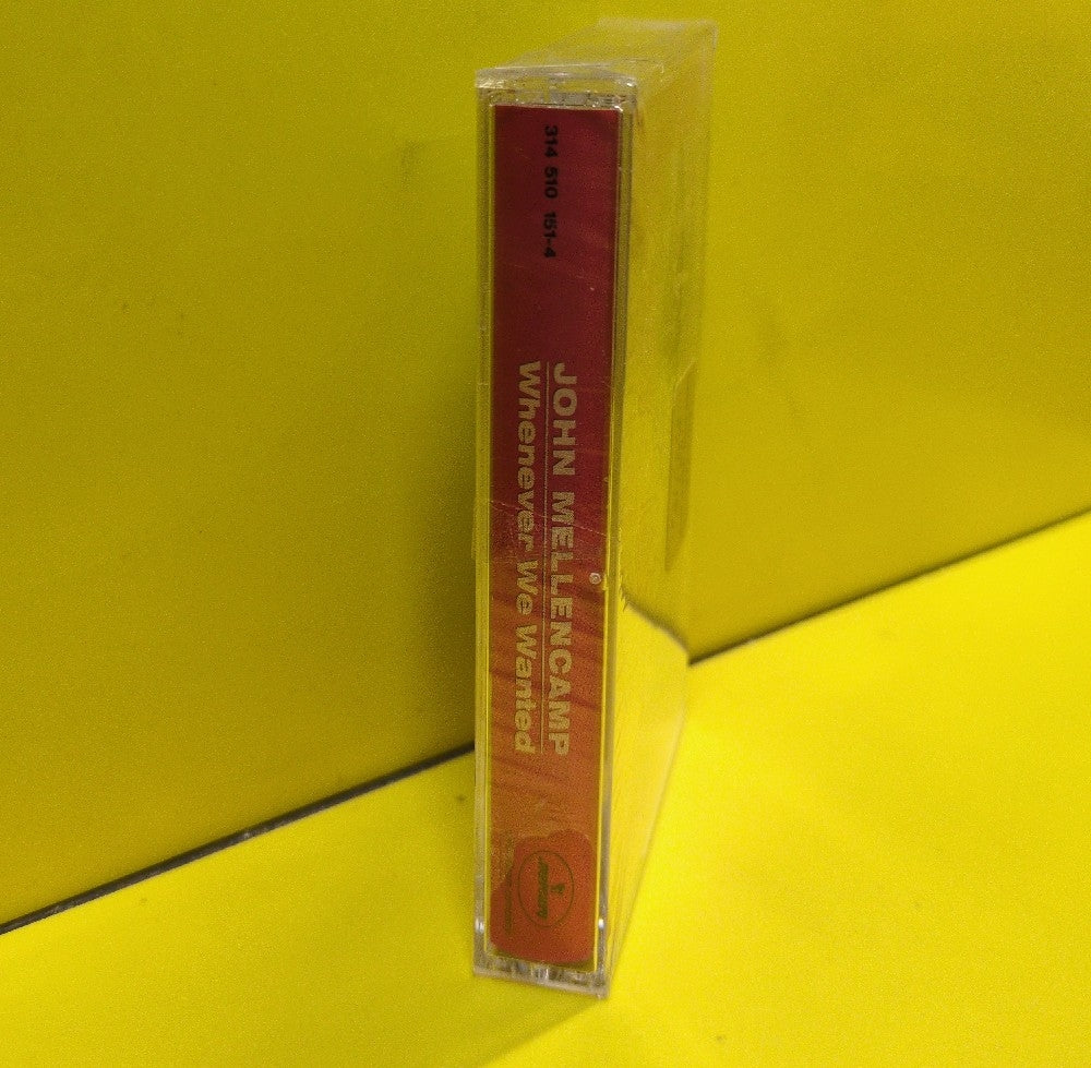 John Cougar Mellencamp - Whenever We Wanted - 1991 - 314 510 151-4 - New - Sealed - Cassettes