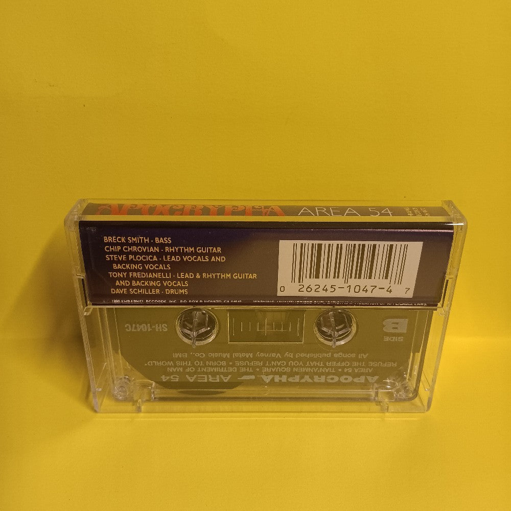 Apocrypha  - Area 54 - 1990 - SH-1047C - Used - EX - Cassettes