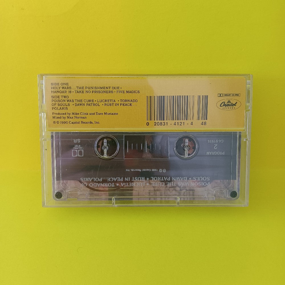 Megadeth - Rust In Peace - 1990 - C4-591935 - Used - EX - Cassettes
