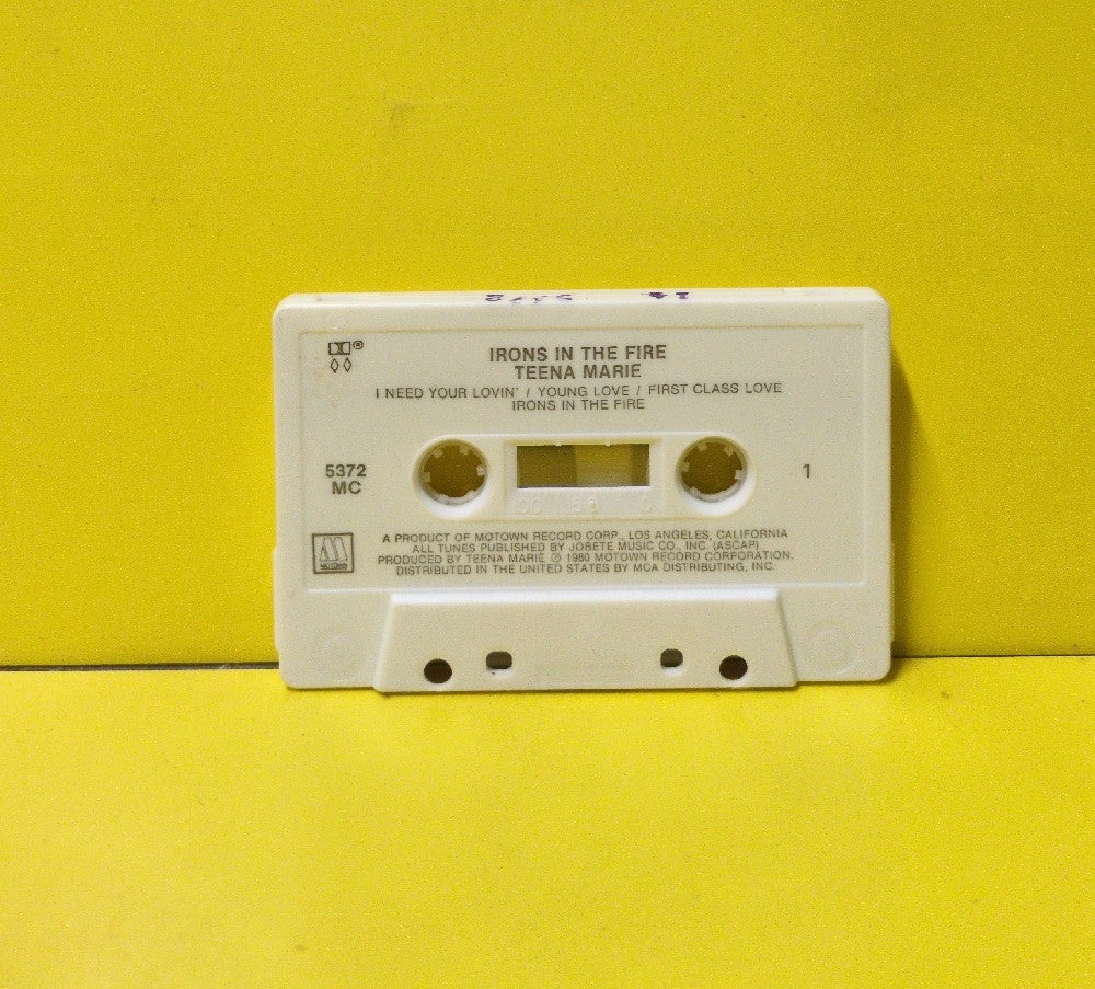 Teena Marie - Irons In The Fire - 1980 - 5372MC - Used - EX - Cassettes - White Tape Shell
