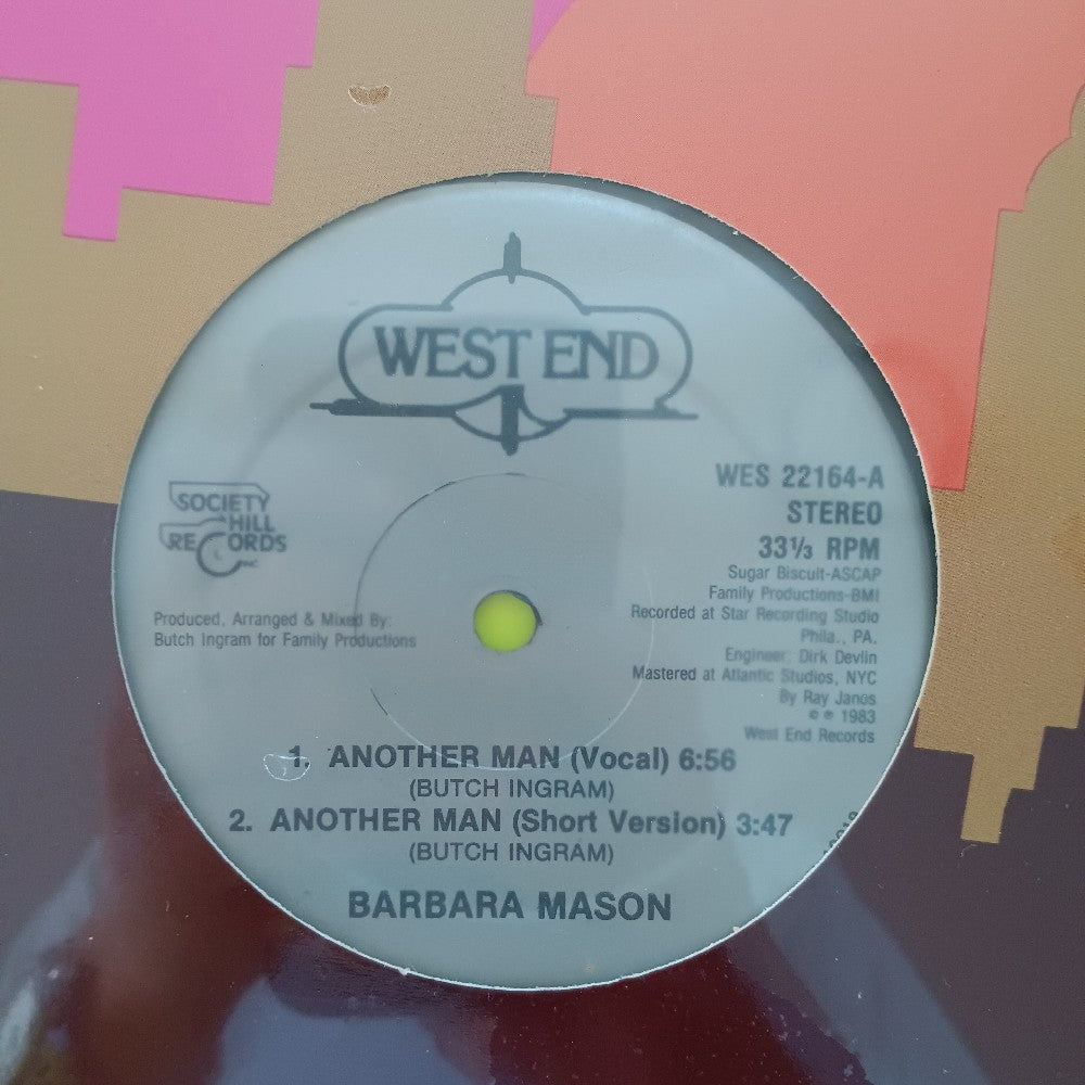 Barbara Mason - Another Man 12" SHRINK - 1983 - WES 22164 - Used - EX - Vinyl