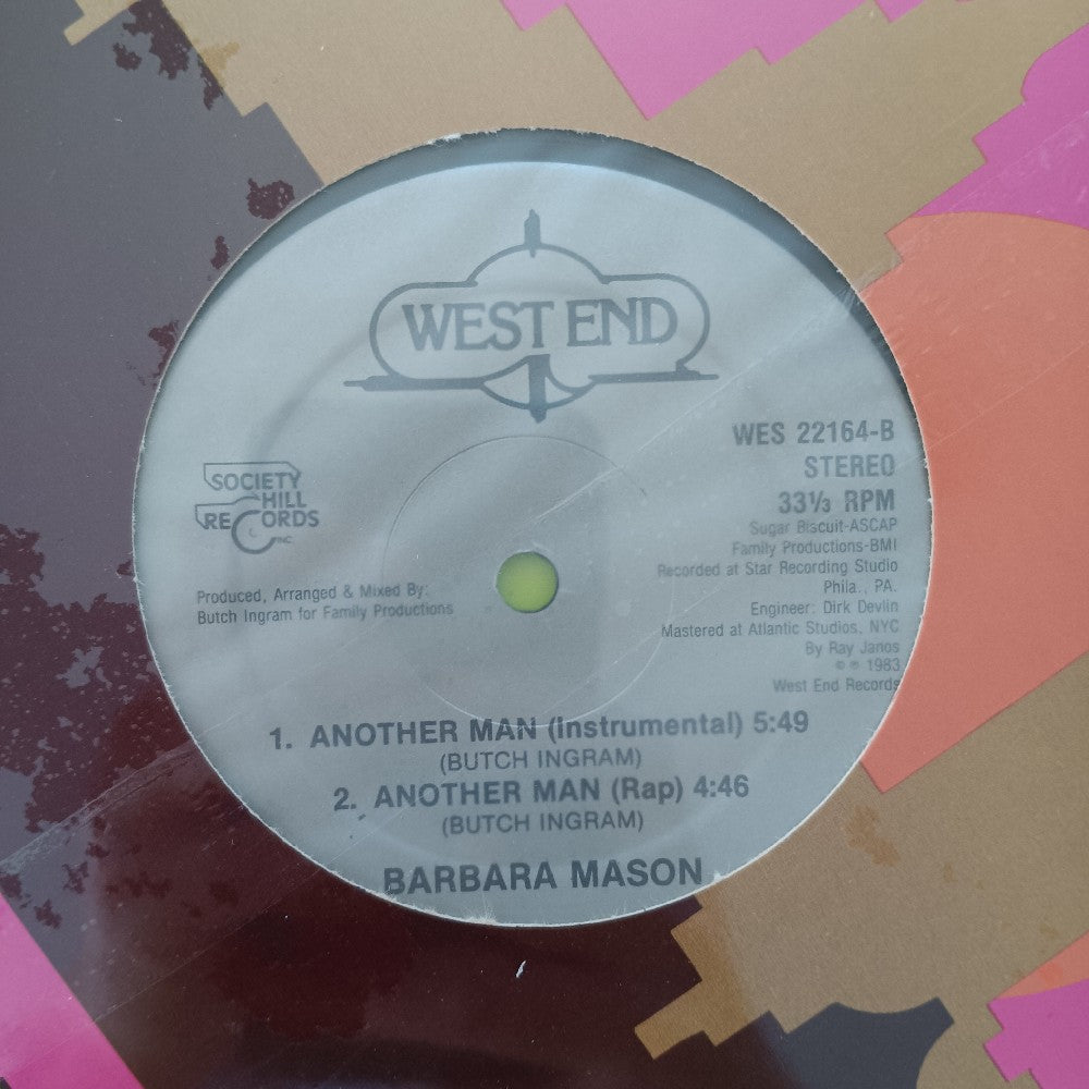 Barbara Mason - Another Man 12" SHRINK - 1983 - WES 22164 - Used - EX - Vinyl