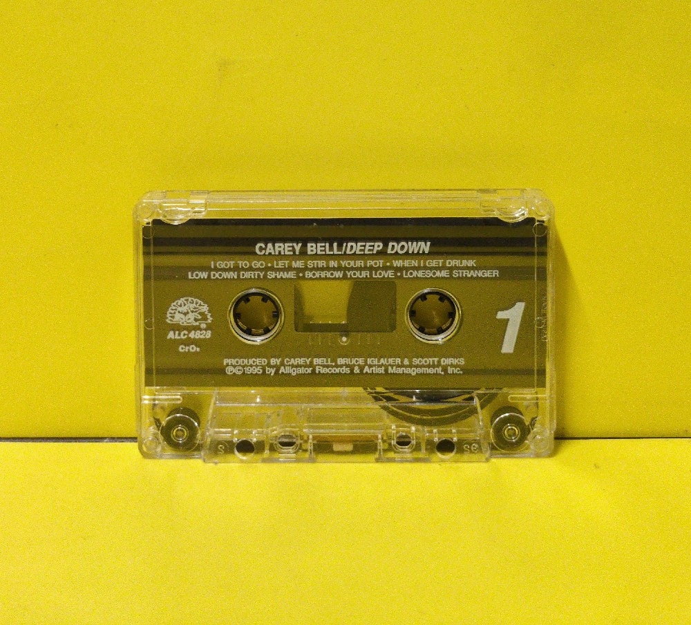 Carey Bell - Deep Down - 1995 - ALC 4828 - Used - EX - Cassettes - Clear Tape Shell