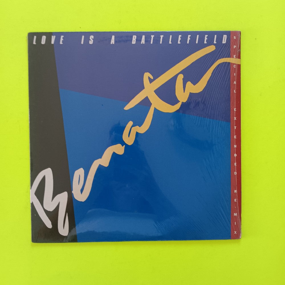 Benatar - Love Is A Battlefield Extended Remix 12" SHRINK - 1983 - 4V9 42734 - Used - VG++ - Vinyl