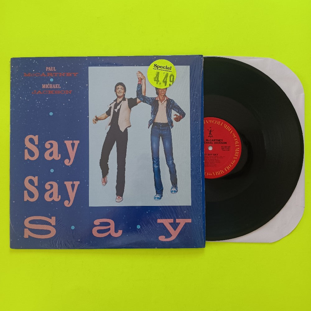 Paul McCartney & Michael Jackson - Say Say Say 12" SHRINK - 1983 - 44-04169 - Used - VG++ - Vinyl