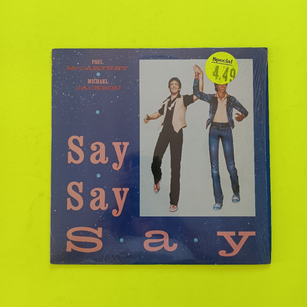 Paul McCartney & Michael Jackson - Say Say Say 12" SHRINK - 1983 - 44-04169 - Used - VG++ - Vinyl