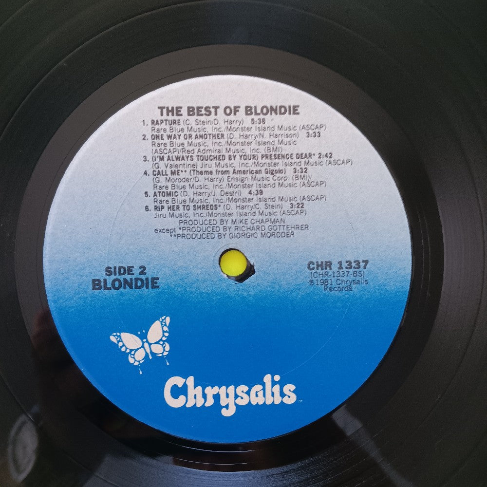 Blondie - The Best Of Blondie SHRINK & HYPE - 1981 - CHR 1337 - Used - VG++ - Vinyl