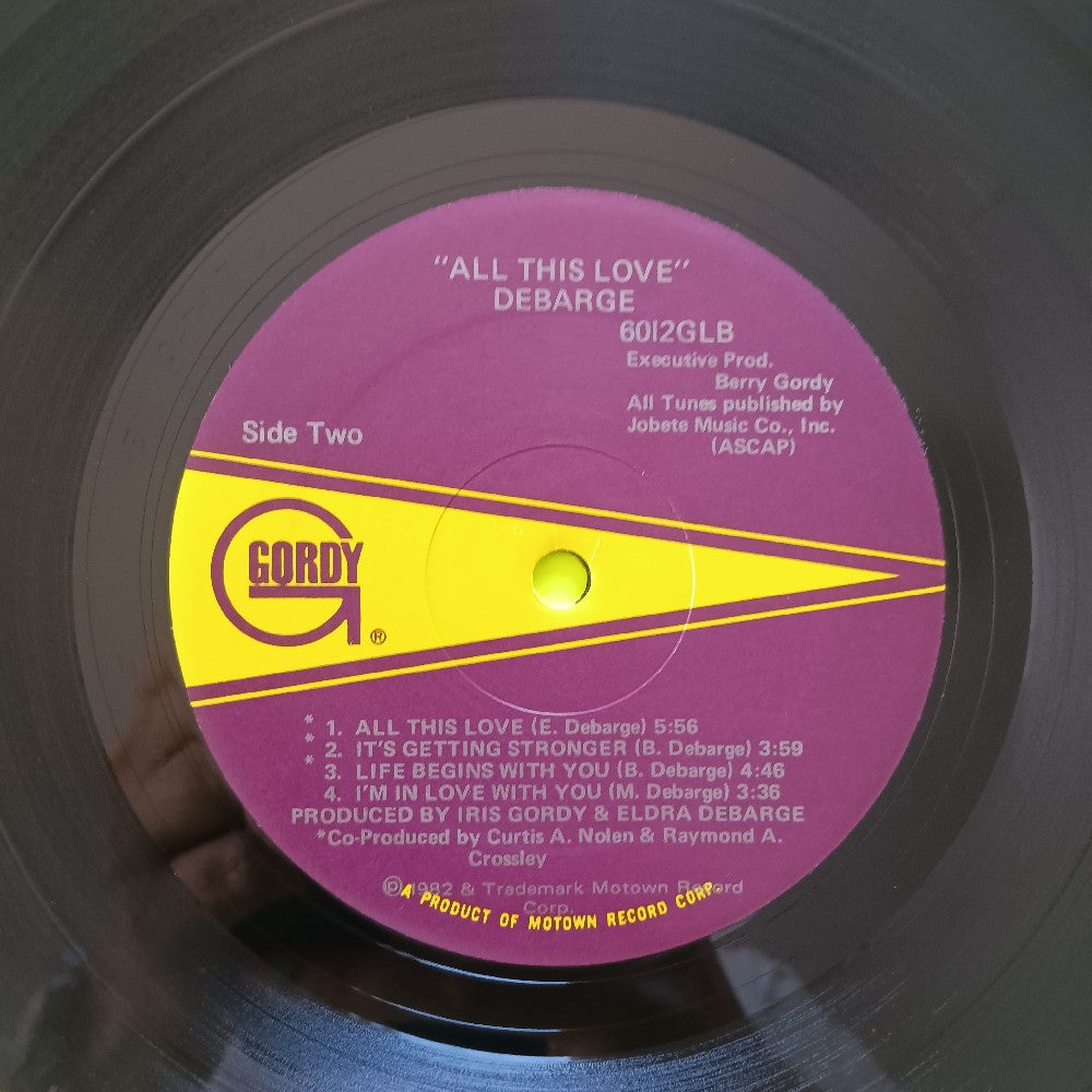 DeBarge - All This Love OG SHRINK  - 1982 - 6012GL - Used - VG++ - Vinyl