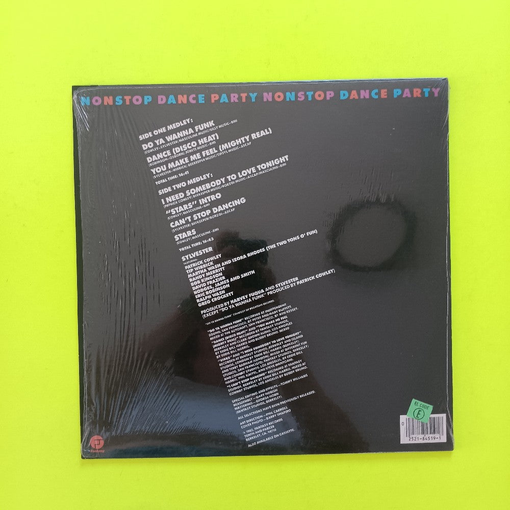 Sylvester - Sylvester's Greatest Hits: Nonstop Dance Party - 1983 - MPF-4519 - Used - VG++ - Vinyl