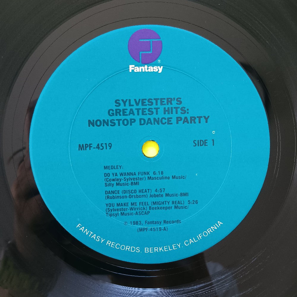 Sylvester - Sylvester's Greatest Hits: Nonstop Dance Party - 1983 - MPF-4519 - Used - VG++ - Vinyl