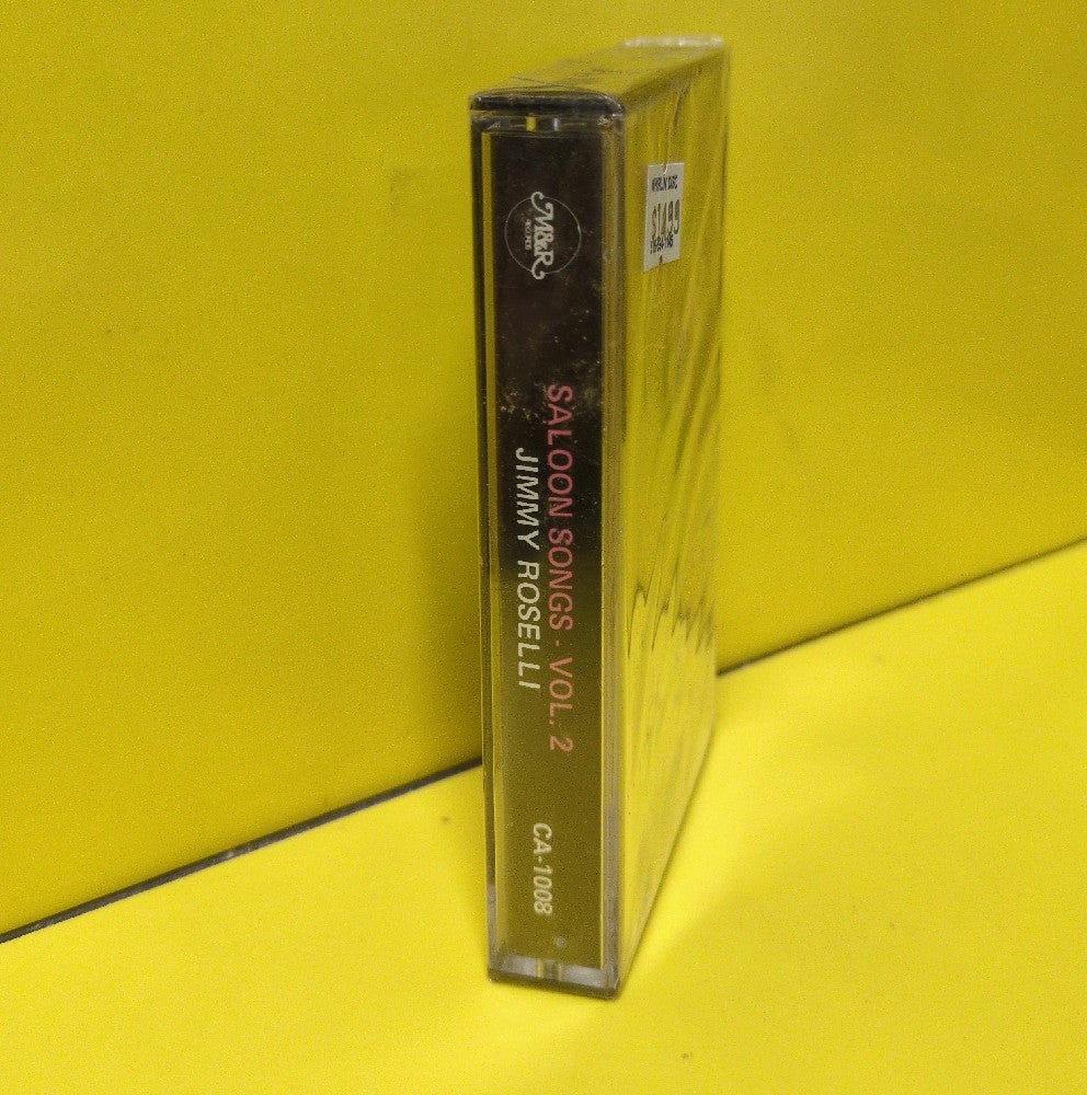 Jimmy Roselli - Saloon Songs Vol. 2 - 1978 - CA-1008 - New - Sealed - Cassettes - Reissue - White Tape Shell