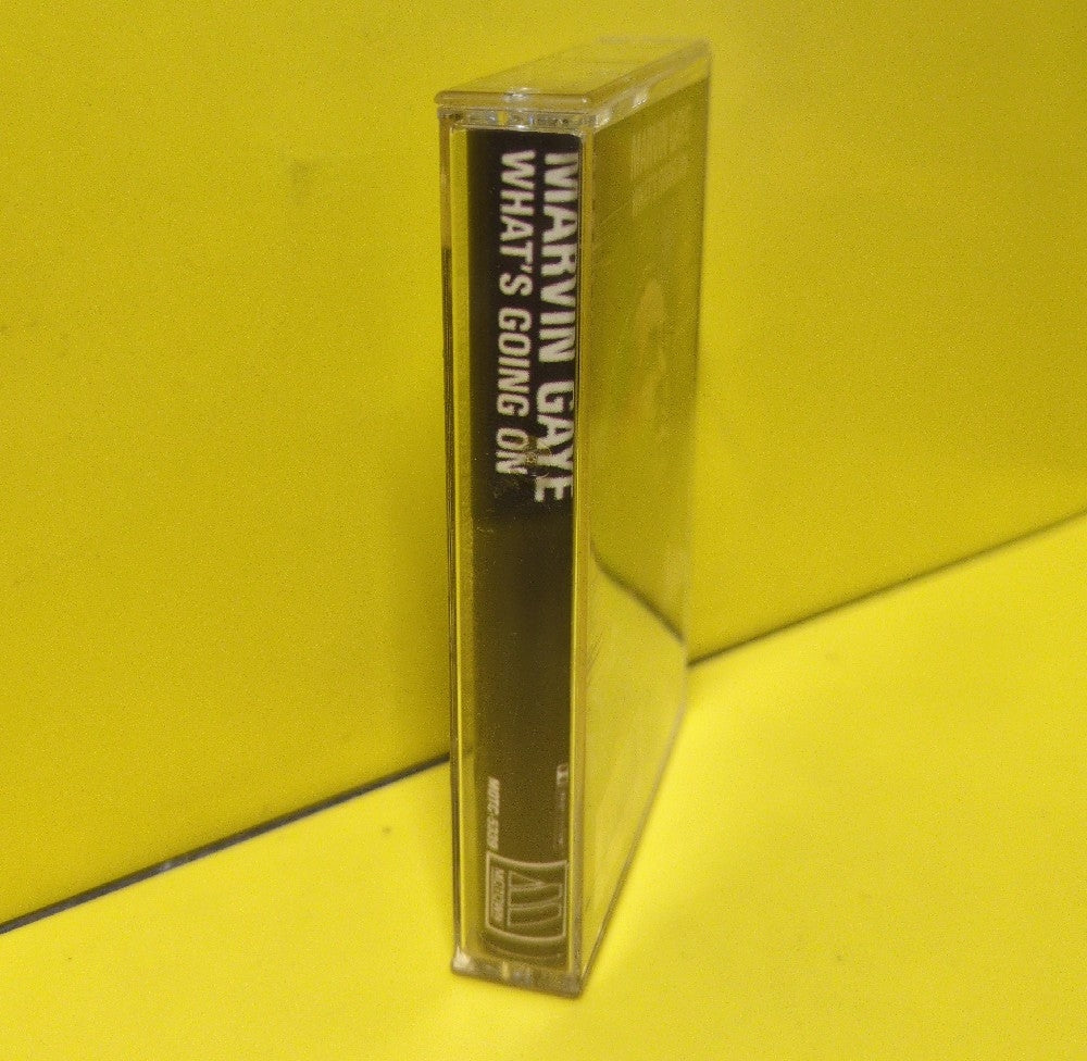 Marvin Gaye - What's Going On - MOTC-5339 - Used - EX - Cassettes - Reissue - Clear Tape Shell With Crooked Text