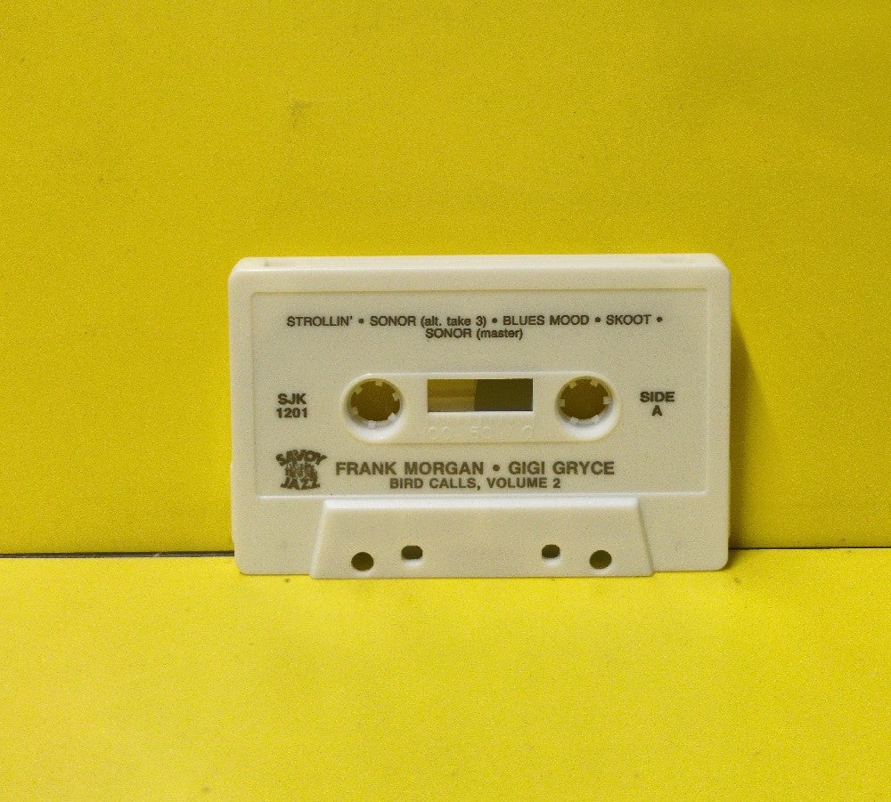 Frank Morgan, Gigi Gryce - Bird Calls, Volume 2 - 1988 - SJK 1201 - Used - EX - Cassettes