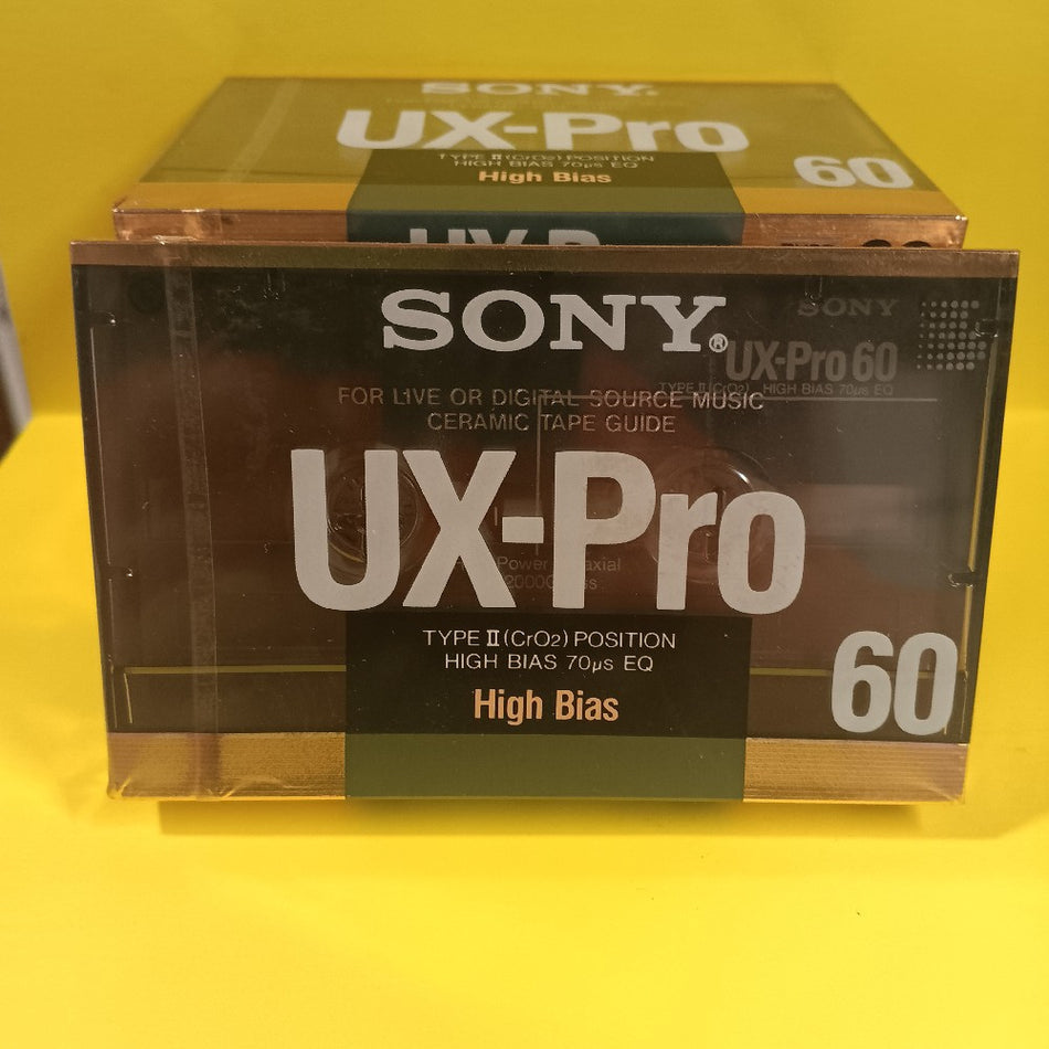 Lot Of 5x NEW Sony UX-Pro 60 Type II Ceramic Blank Cassette Tape JAPAN
