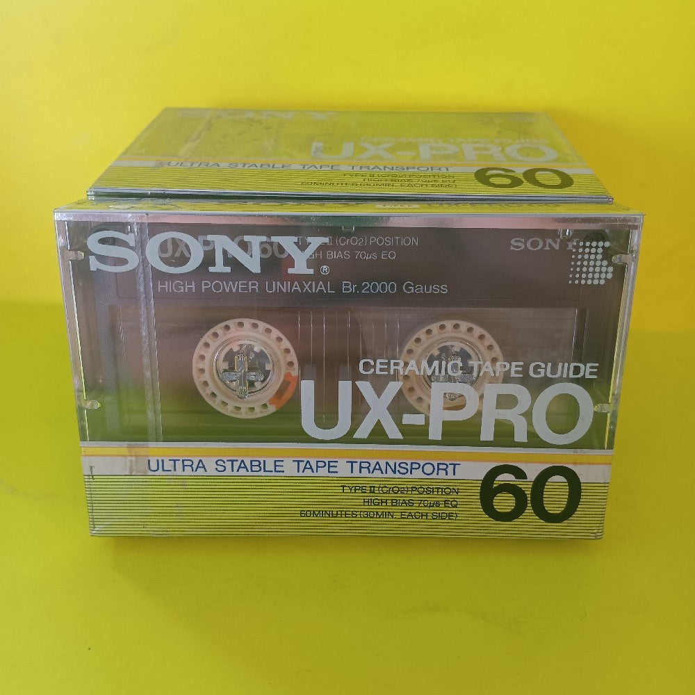 Lot Of 5x NEW Sony UX-Pro 60 Type II Ceramic Blank Cassette Tape JAPAN