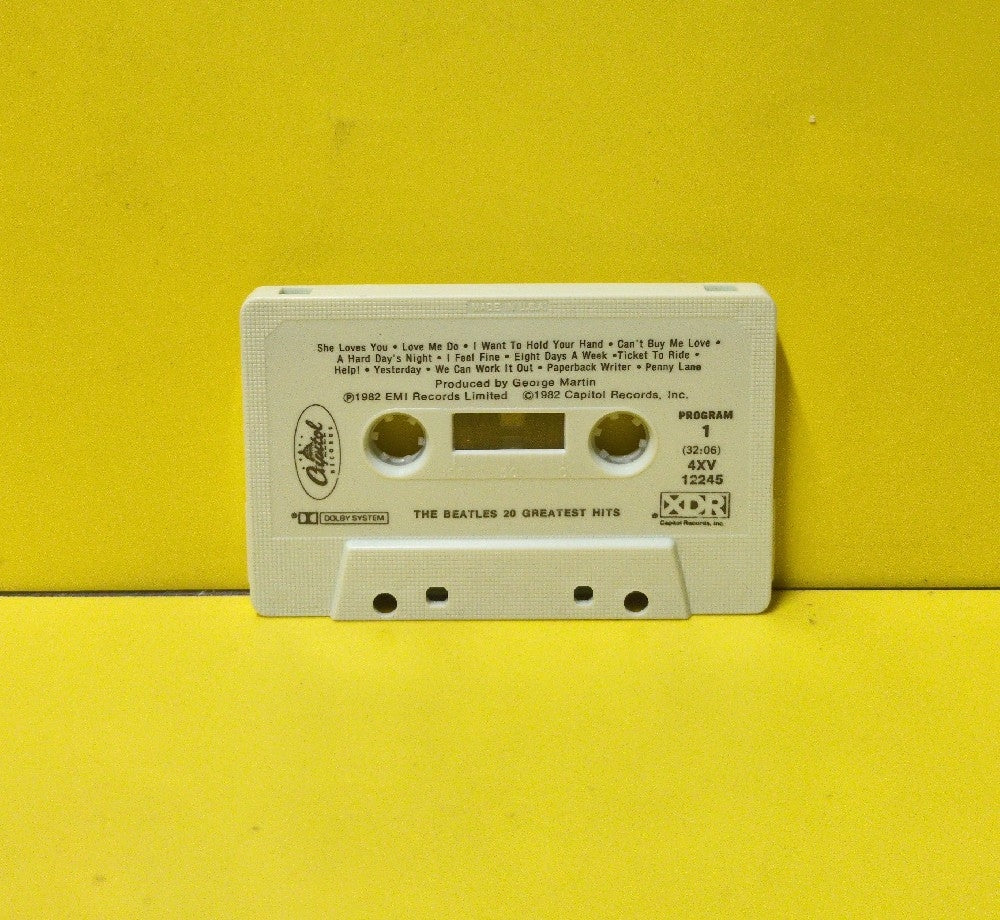 The Beatles - 20 Greatest Hits - 1982 - 4XV-12245 - Used - EX - Cassettes - White Tape Shell