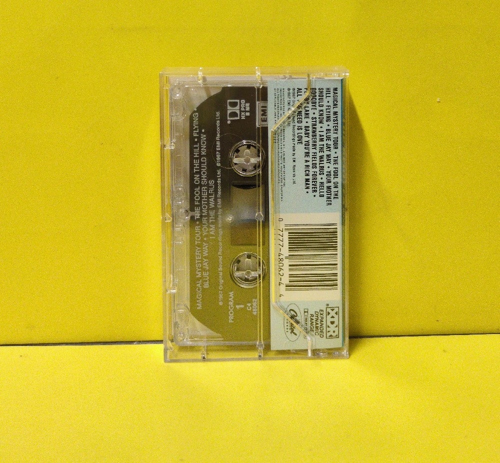 The Beatles - Magical Mystery Tour - 1987 - C4-48062 - Used - EX - Cassettes - Reissue - Clear Tape Shell Without Apple Logo