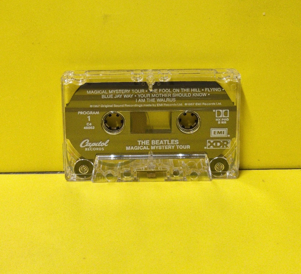 The Beatles - Magical Mystery Tour - 1987 - C4-48062 - Used - EX - Cassettes - Reissue - Clear Tape Shell Without Apple Logo