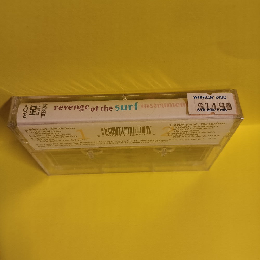 Various - Revenge Of The Surf Instrumentals - 1995 - New - Sealed - Cassettes