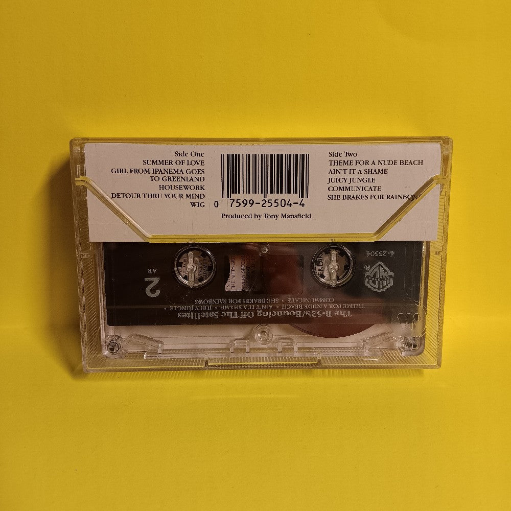 The B-52's - Bouncing Off The Satellites - 1986 - 9 25504-4 - Used - EX - Cassettes