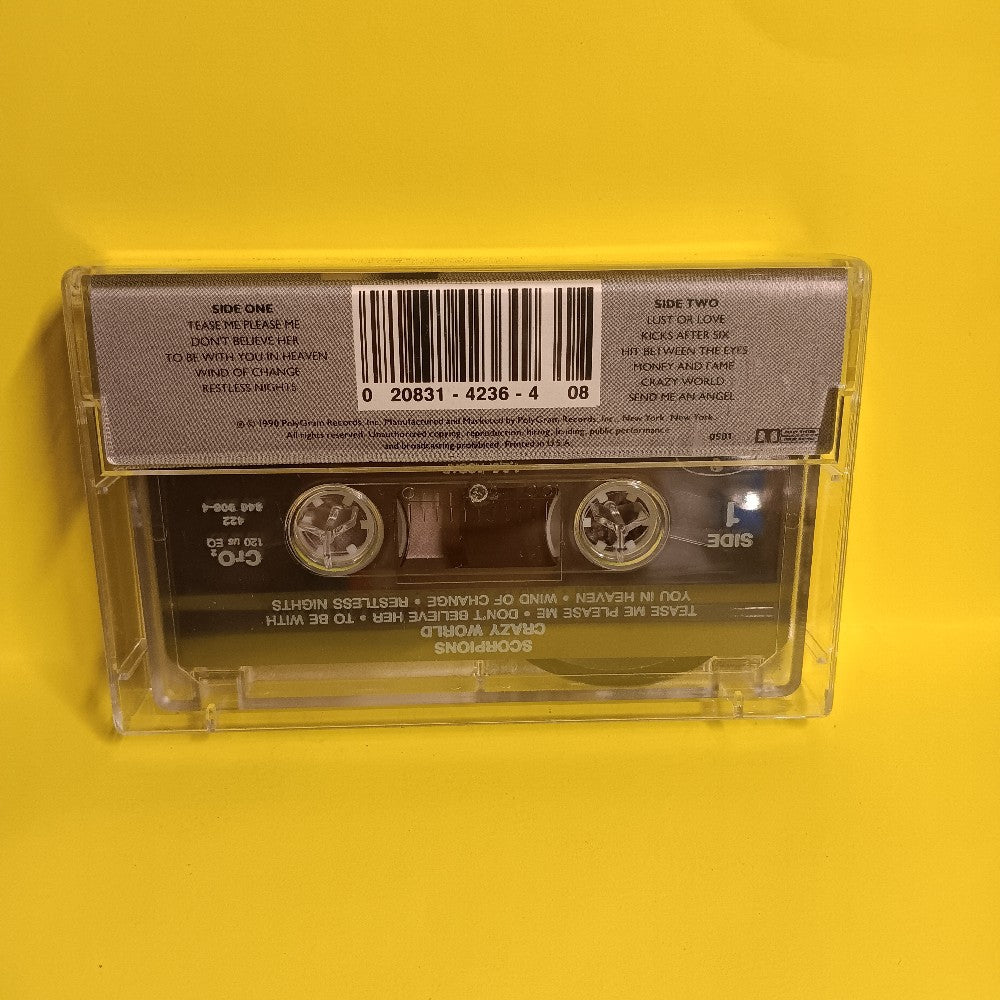 Scorpions - Crazy World CLUB - 1990 - P4 46908 - Used - EX - Cassettes